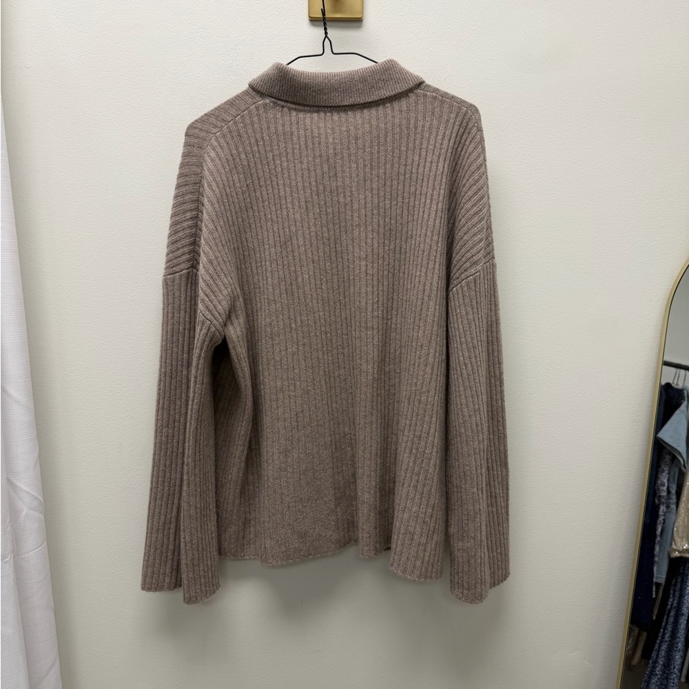 REFORMATION fantino cashmere collared cardigan. sz small - Picture 4 of 4